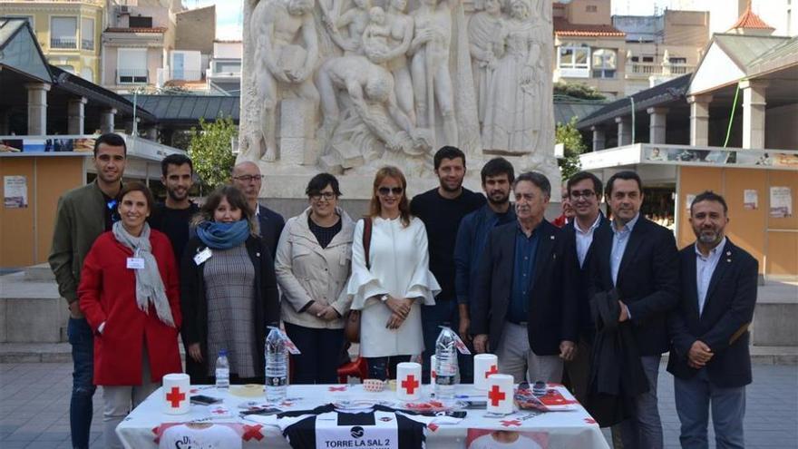 El Castellón participa en el Día de la Banderita de Cruz Roja