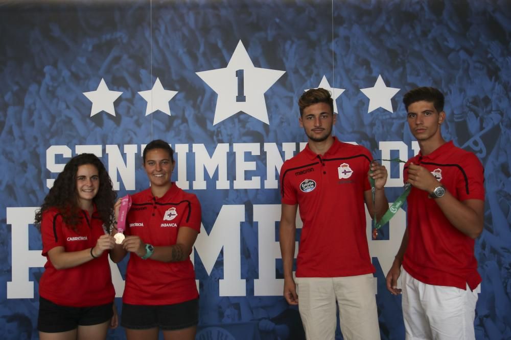 Cuatro deportivistas, campeones de Europa sub19