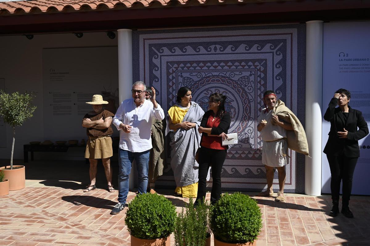 Primera visita a la villa romana de Vinamargo