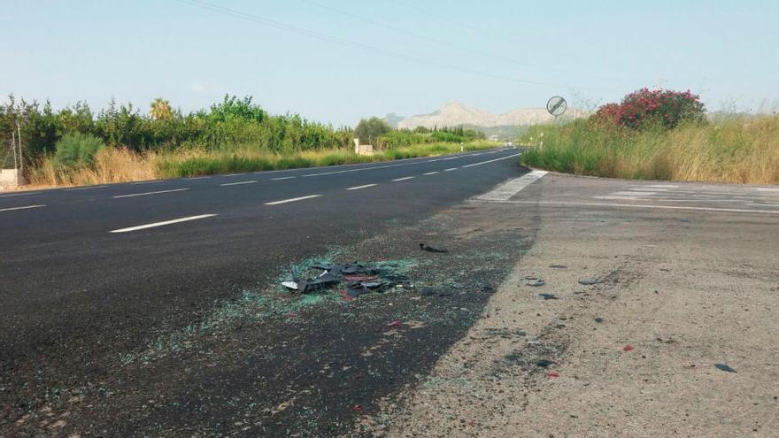 Un conductor muere tras chocar con un coche en Alcúdia
