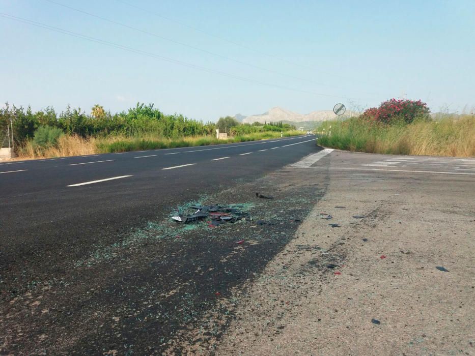 Un conductor muere tras chocar con un coche en Alcúdia