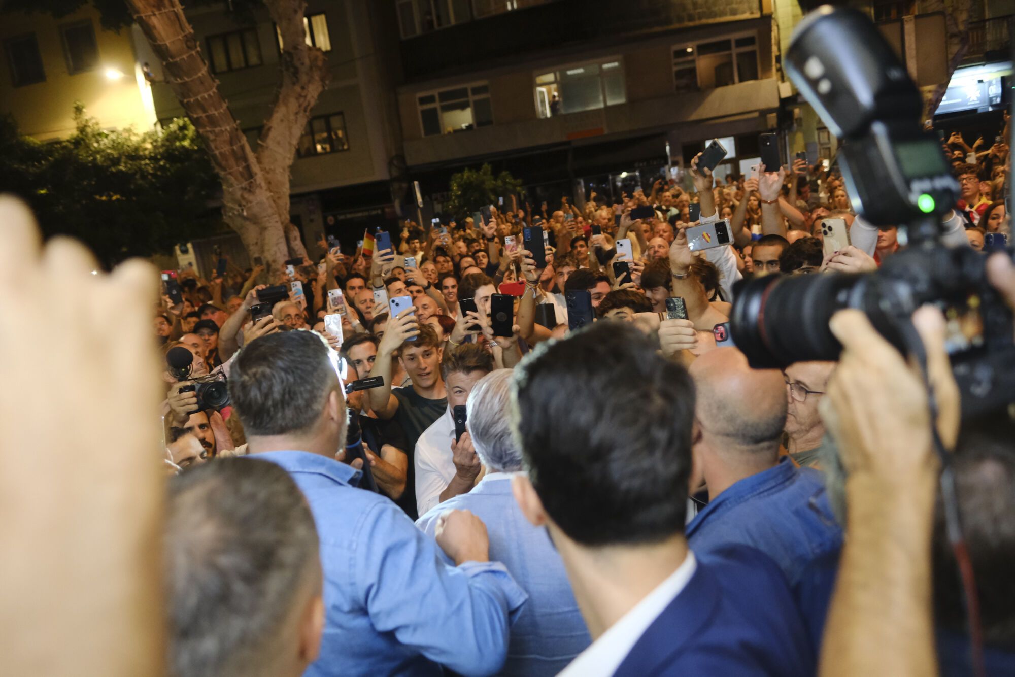 Acto de Santiago Abascal en el Círculo Mercantil