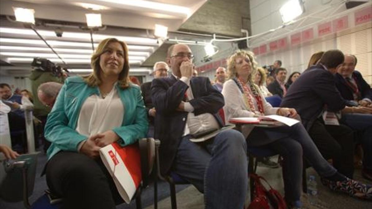 Susana Díaz, durante el comité federal del PSOE.