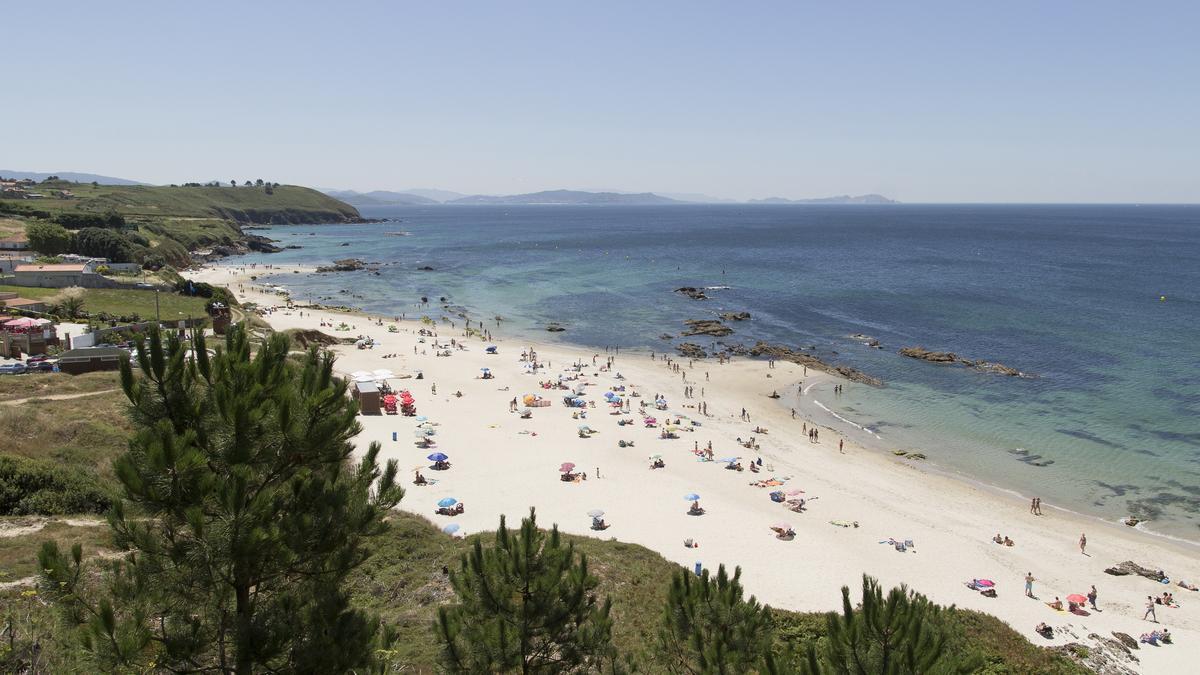 Vista general de la playa de Pragueira.