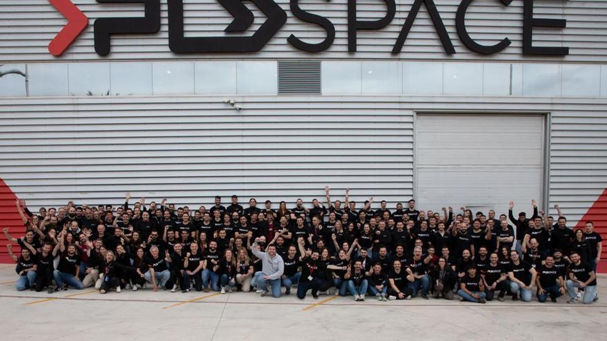 El equipo de PLD Space en la actual sede de la firma en Elche.