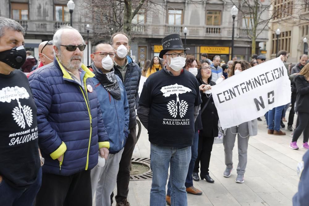 Protestas de estudiantes en Gijón