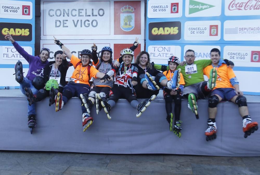 Daniel Bargiella se proclamó ganador de una carrera que llenó Vigo de humanidad