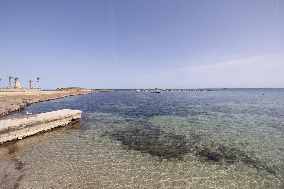 Imagen de archivo de la Platgeta de sa Punta, en es Viver.
