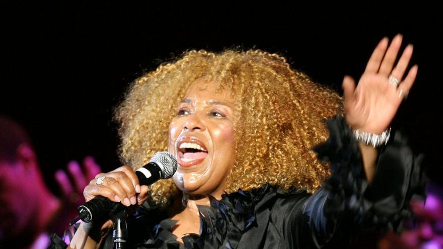 La artista norteamericana Roberta Flack, durante una actuación en España. | Efe