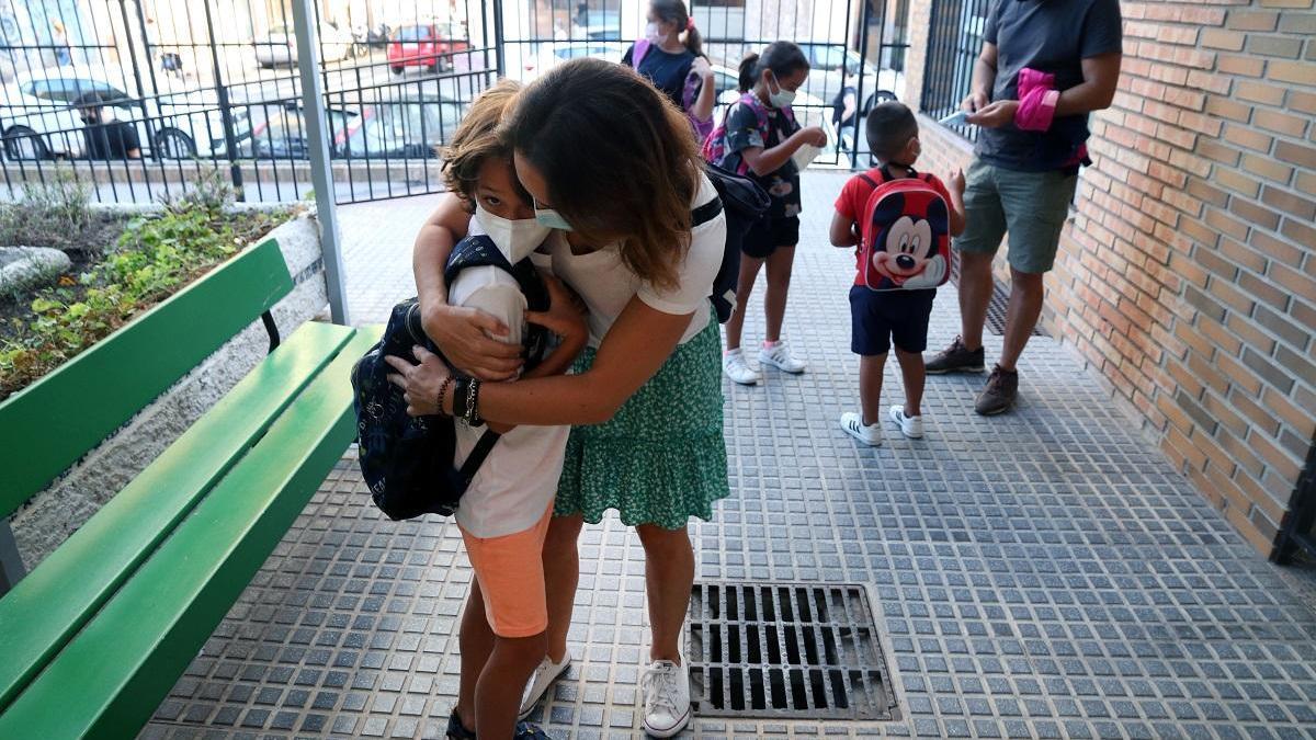 Los alumnos volvieron a las clases tras seis meses de ausencia.