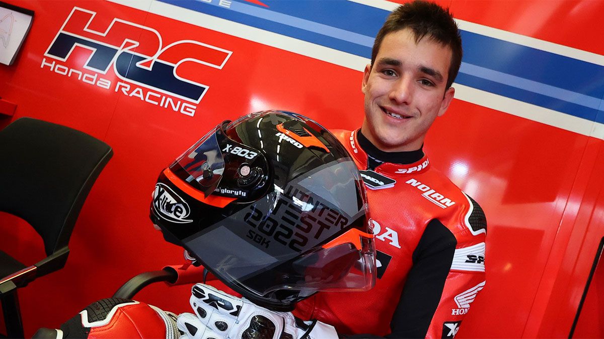 Iker Lecuona, piloto de Honda en Superbikes