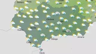 Aemet activa alertas amarillas por lluvias en dos provincias este lunes y en tres el martes