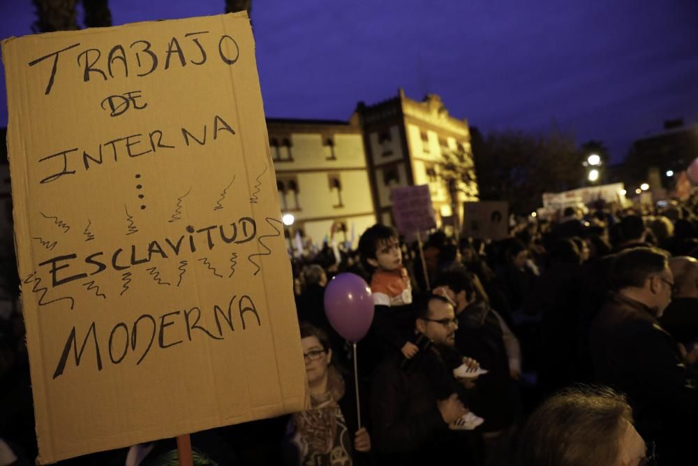 La manifestación, en imágenes