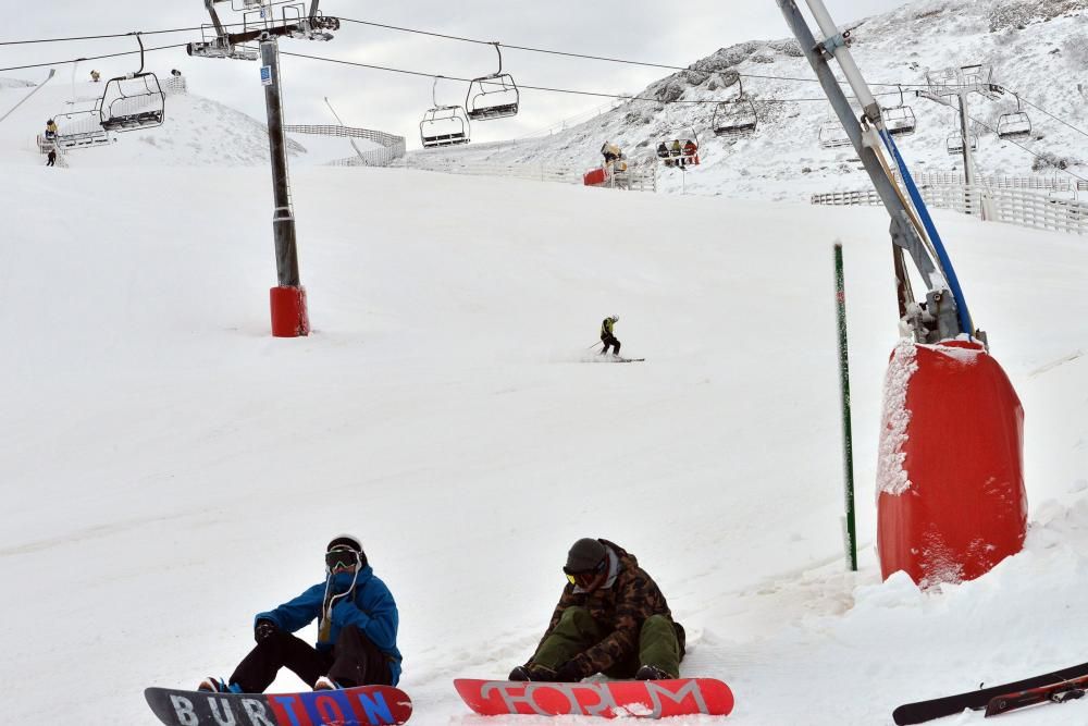 Reapertura de la temporada de esquí en Pajares