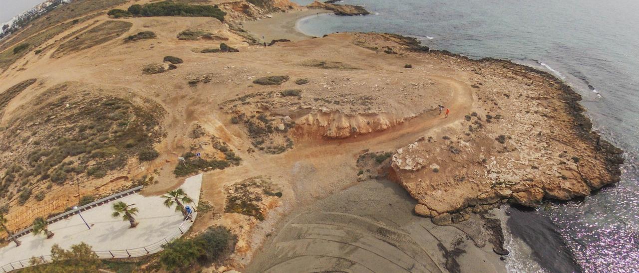 Vista aérea de Cala Mosca