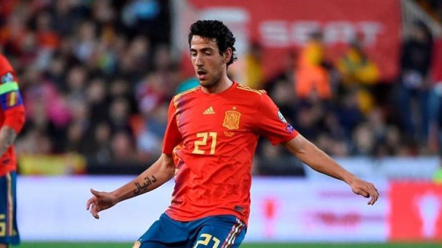 Dani Parejo, durante el España-Noruega de clasificación para la Euro 2020.