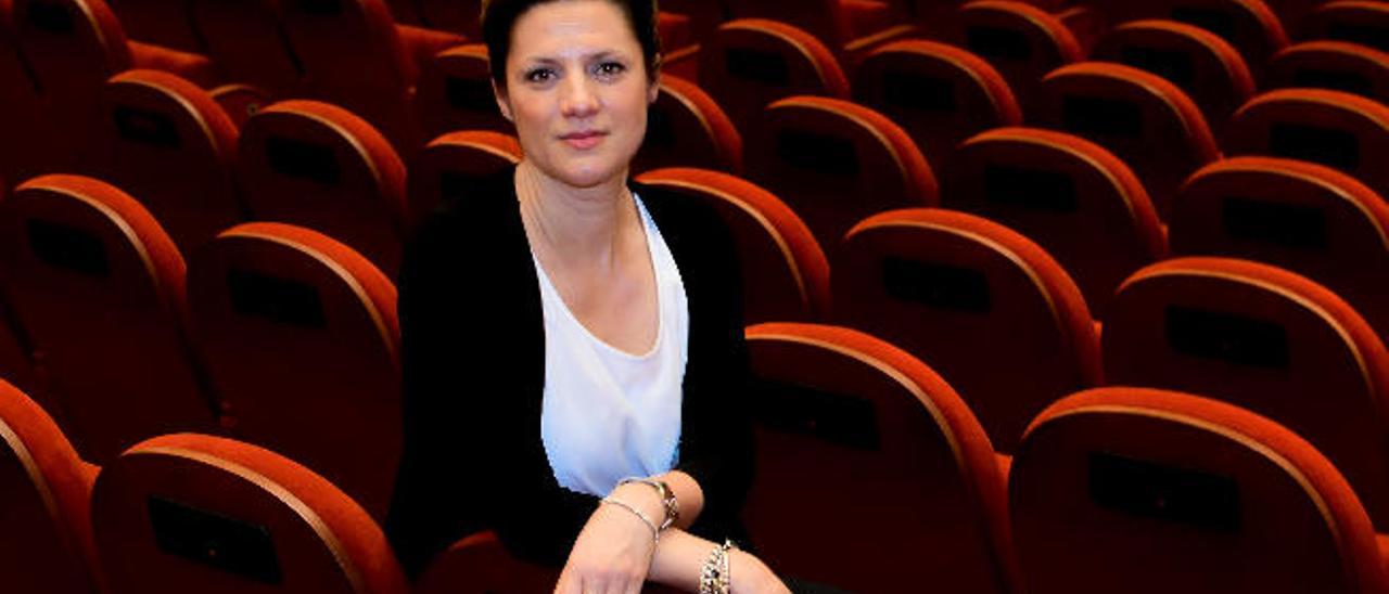 Paola Gardina en el teatro Pérez Galdós.