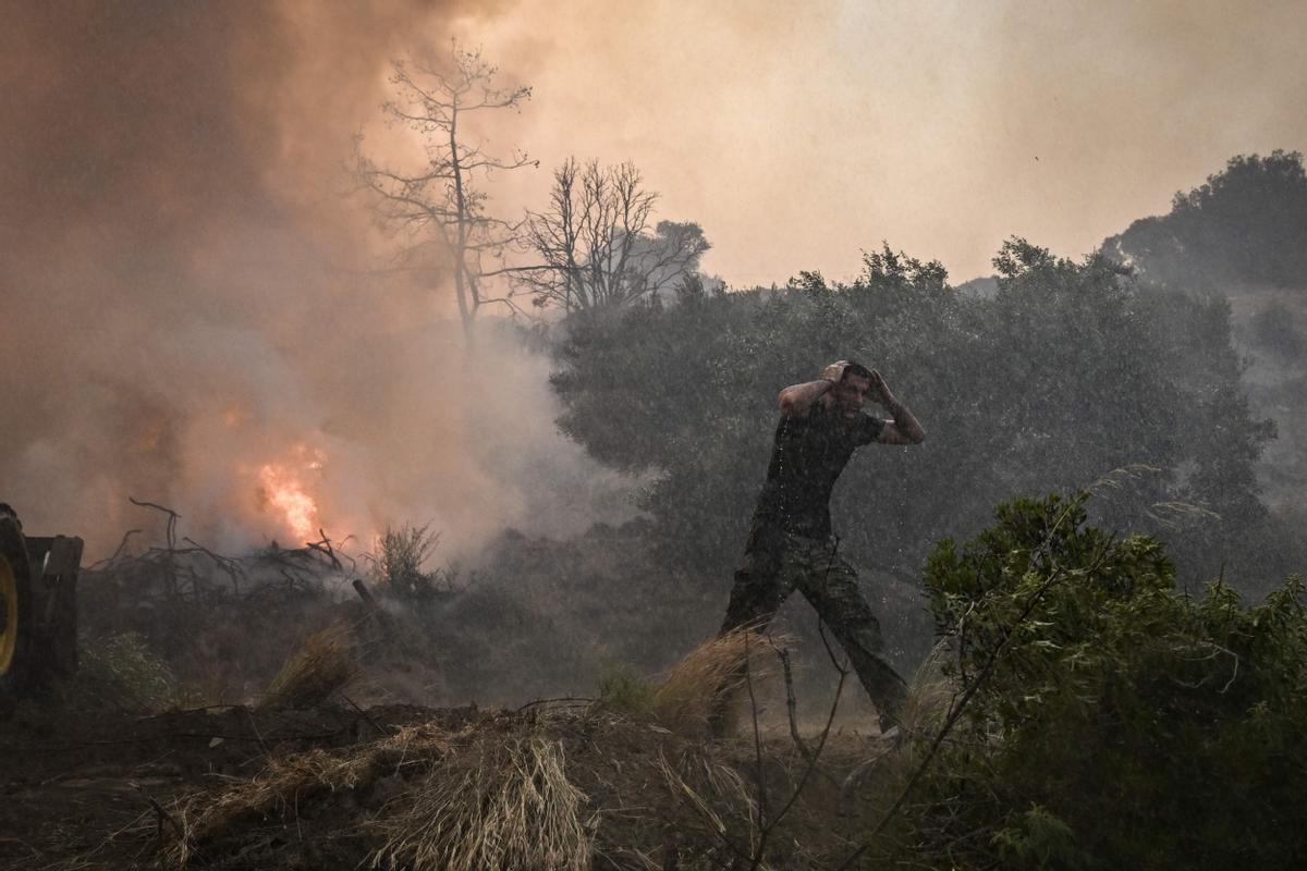 Los incendios forestales se han desatado en Grecia