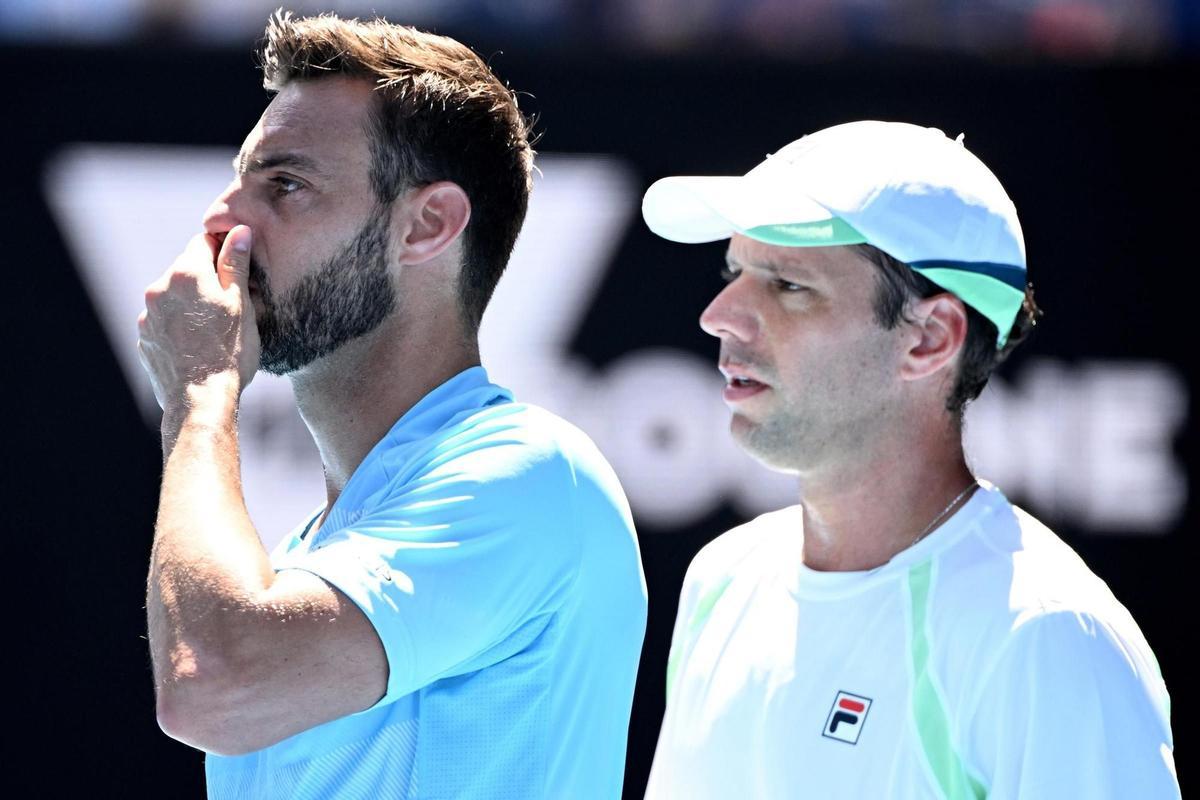 Granollers y Zeballos, durante un partido.