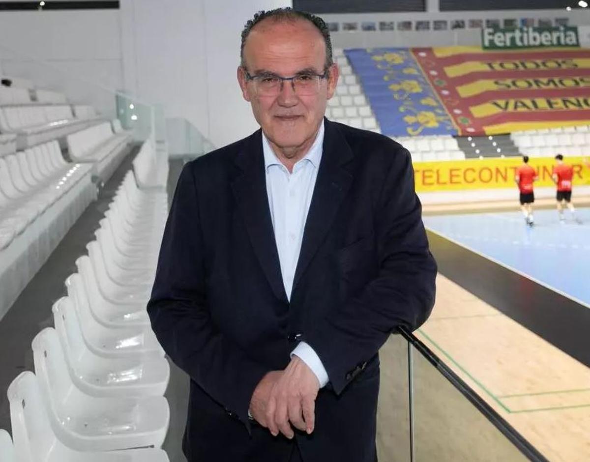 El presidente del club, Carlos Argente.