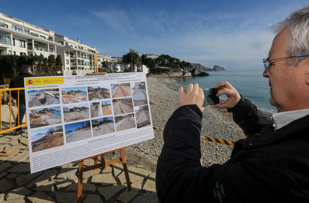 Visita obras Cap Negret Altea