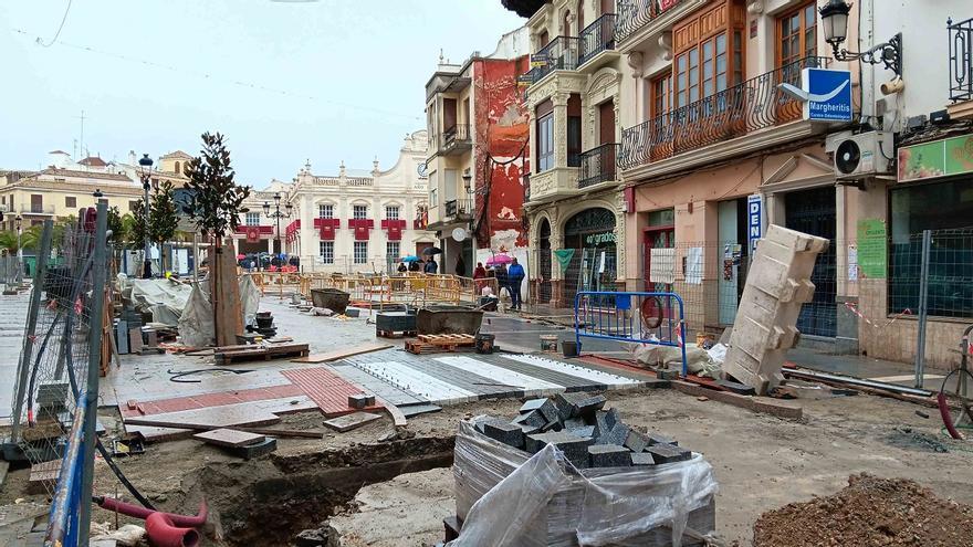 Las obras de Plaza de España de Cabra entran en su etapa final