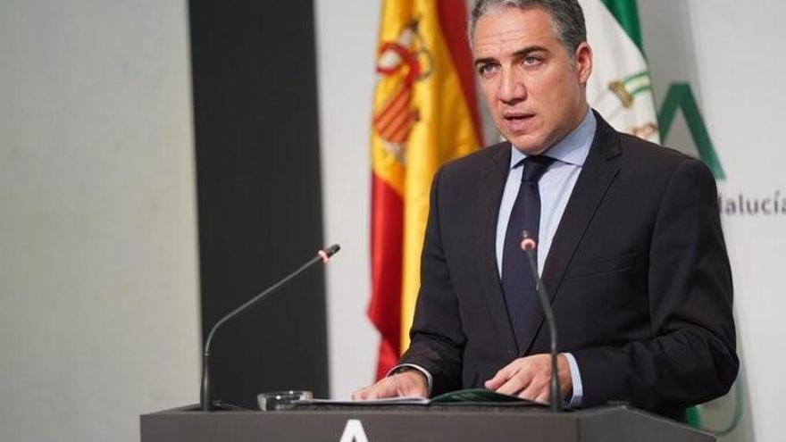 El consejero andaluz de Presidencia, Elías Bendodo.