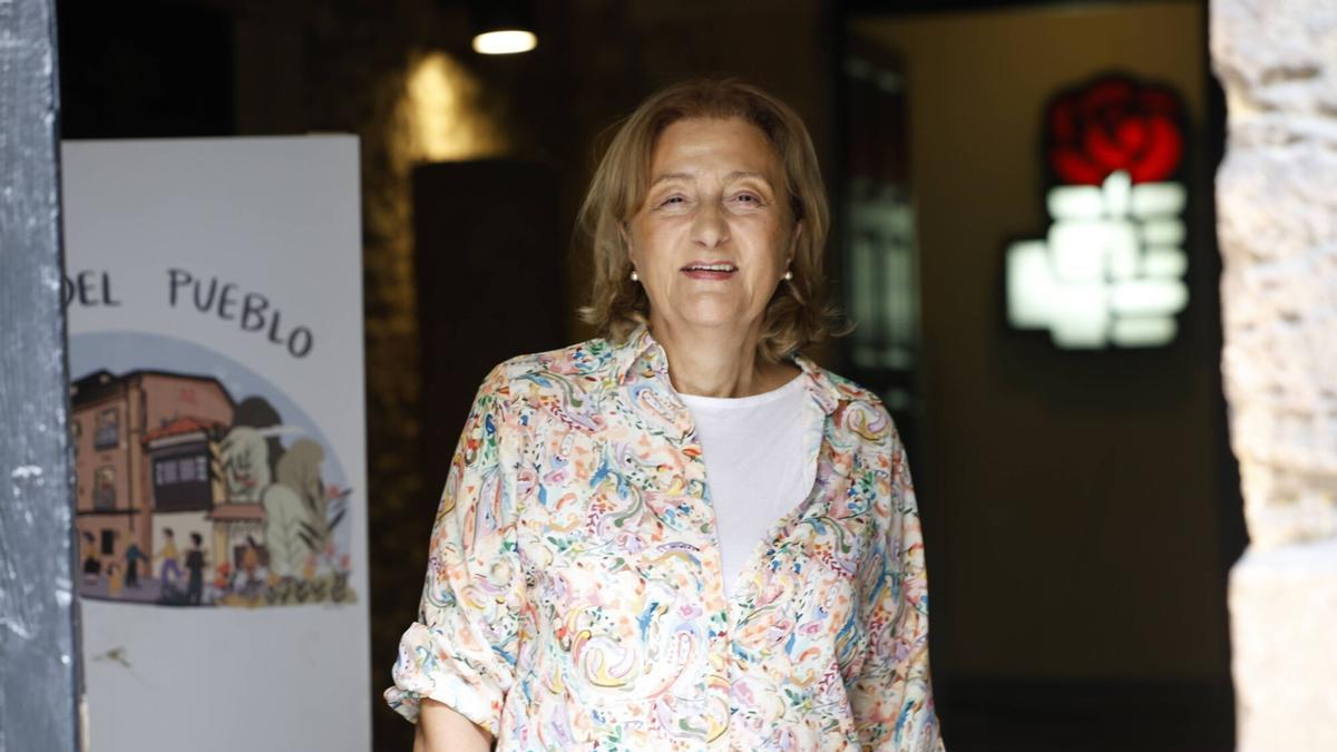 Delia Losa, en la sede de la AMSO