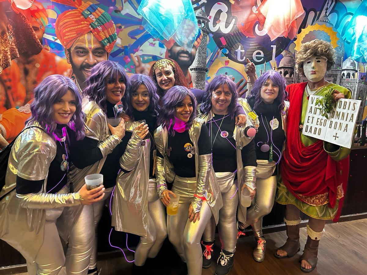 El ambiente de Carnaval en La Buhardilla el año pasado.