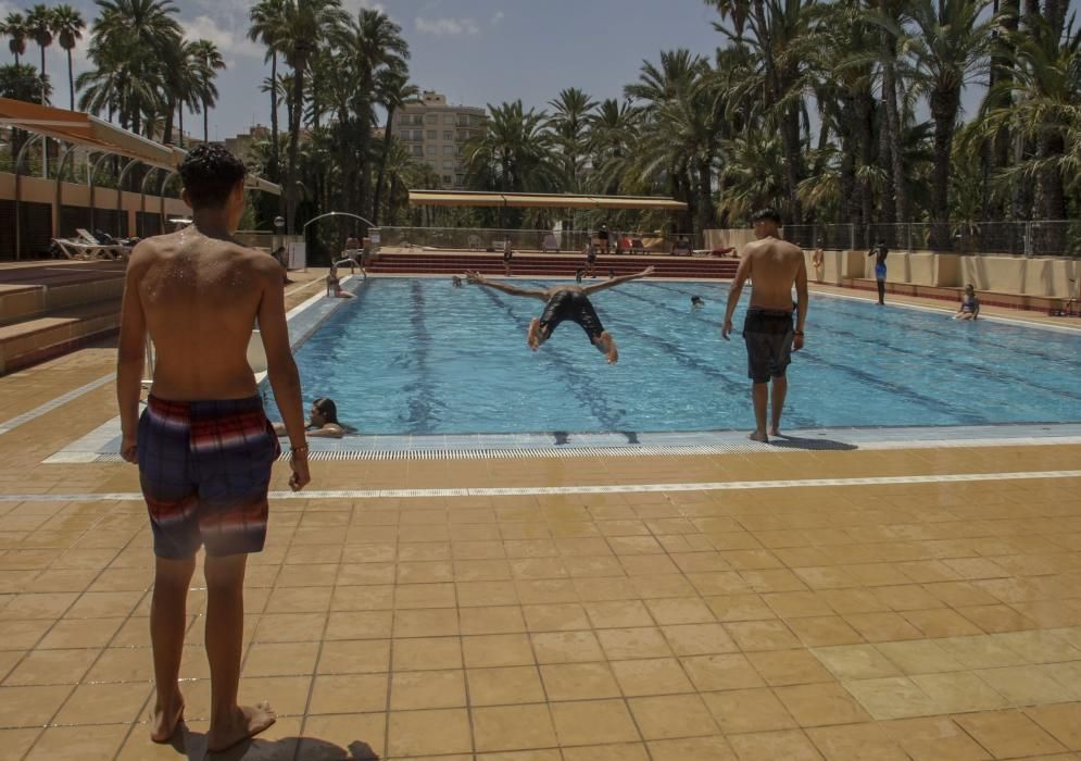 Las piscinas municipales abren en Elche