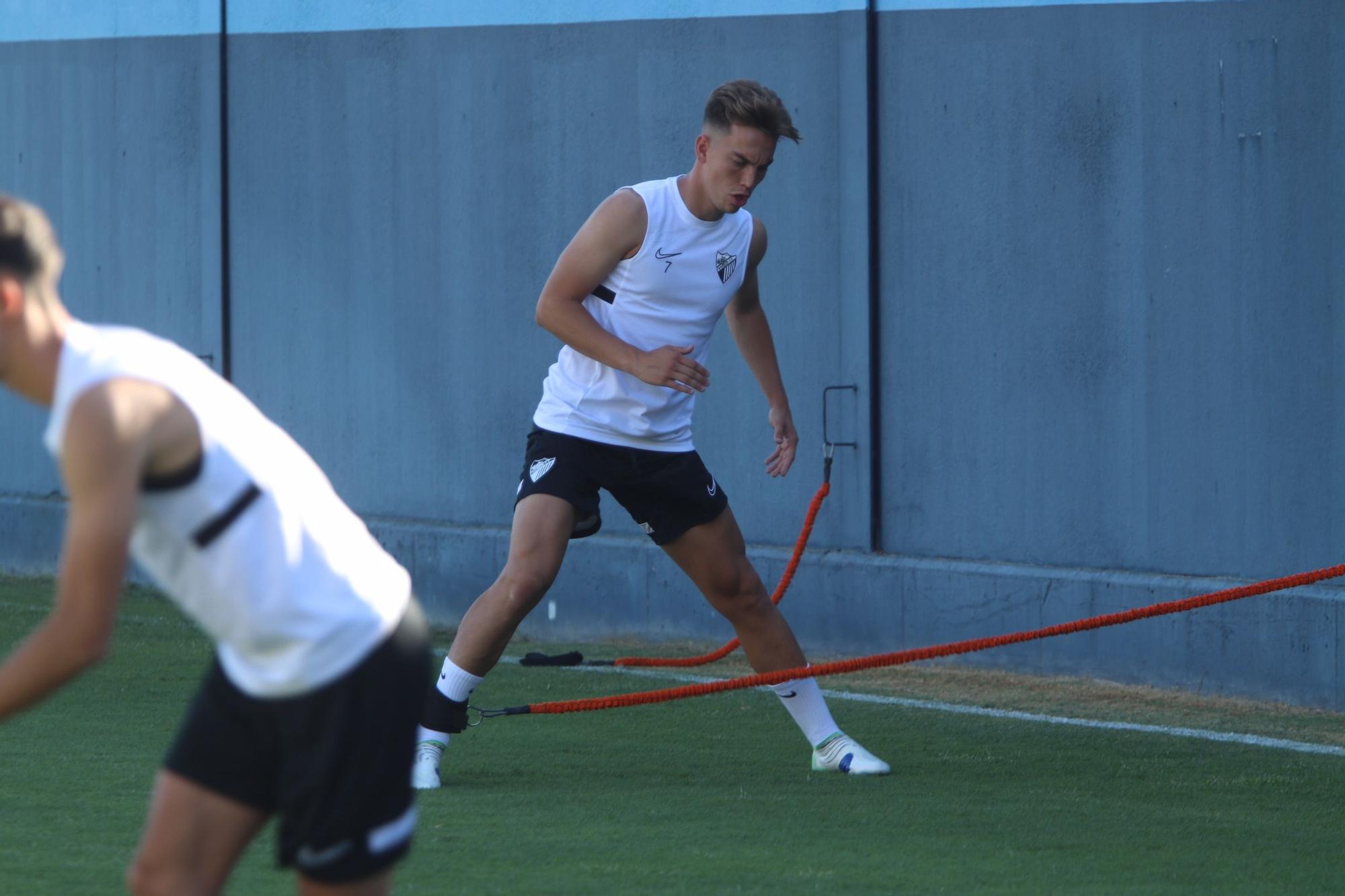 Primer entrenamiento del Málaga CF
