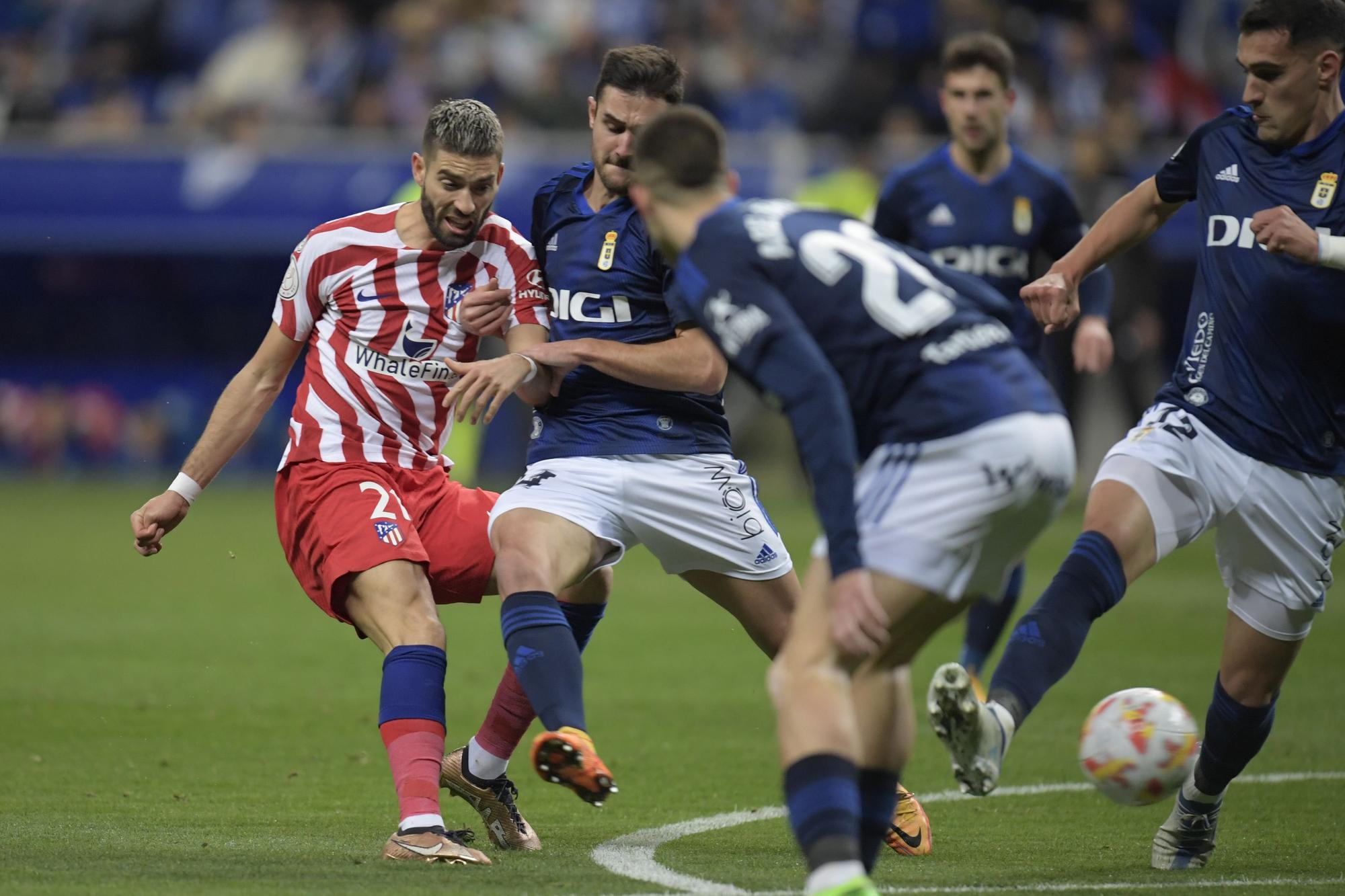 Copa del Rey: Real Oviedo - Atlético de Madrid, en imágenes