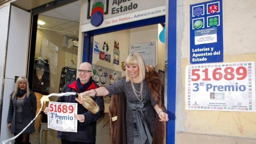 Los bombos de la lotería dejan 15 millones en Aragón