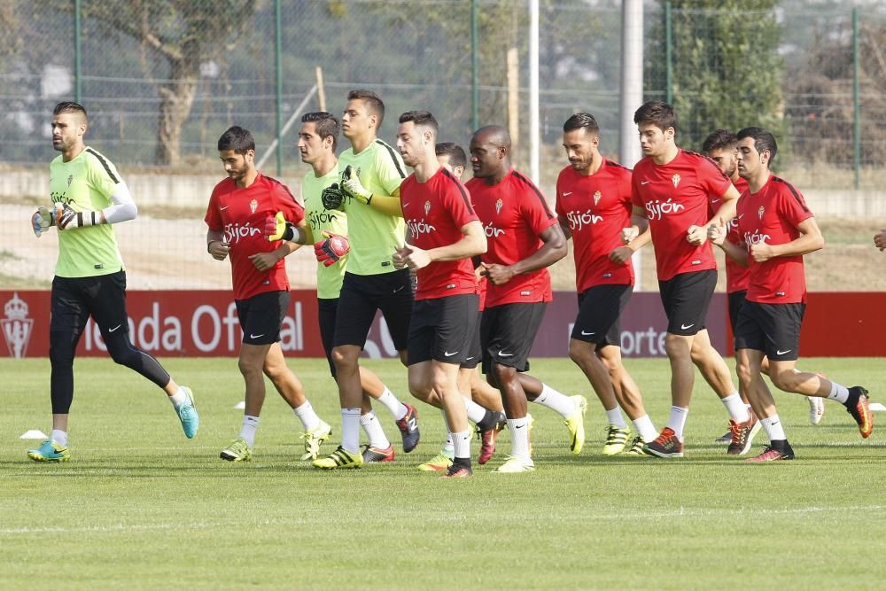 Entrenamiento del Sporting