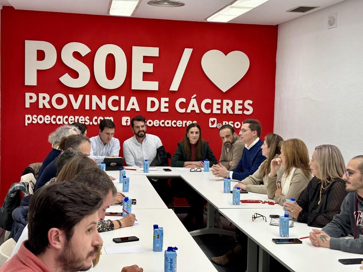 Ejecutiva Provincial del PSOE este lunes.