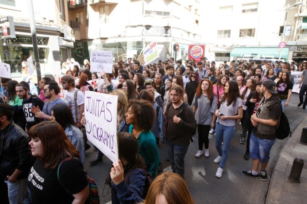 Manifestación en Murcia contra la Lomce