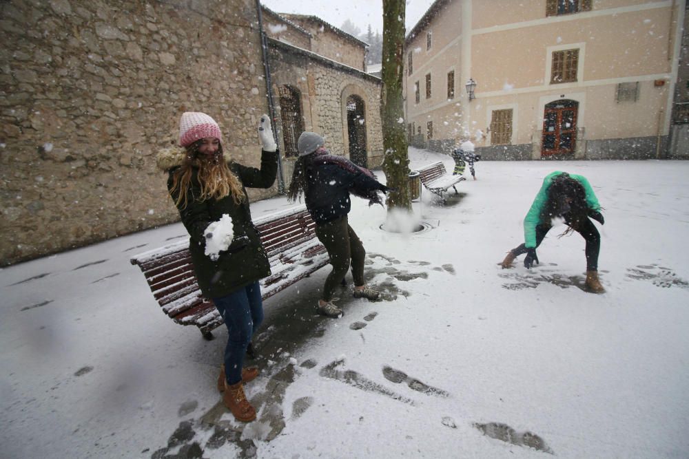 TEMPORAL NIEVE EN MALLORCA