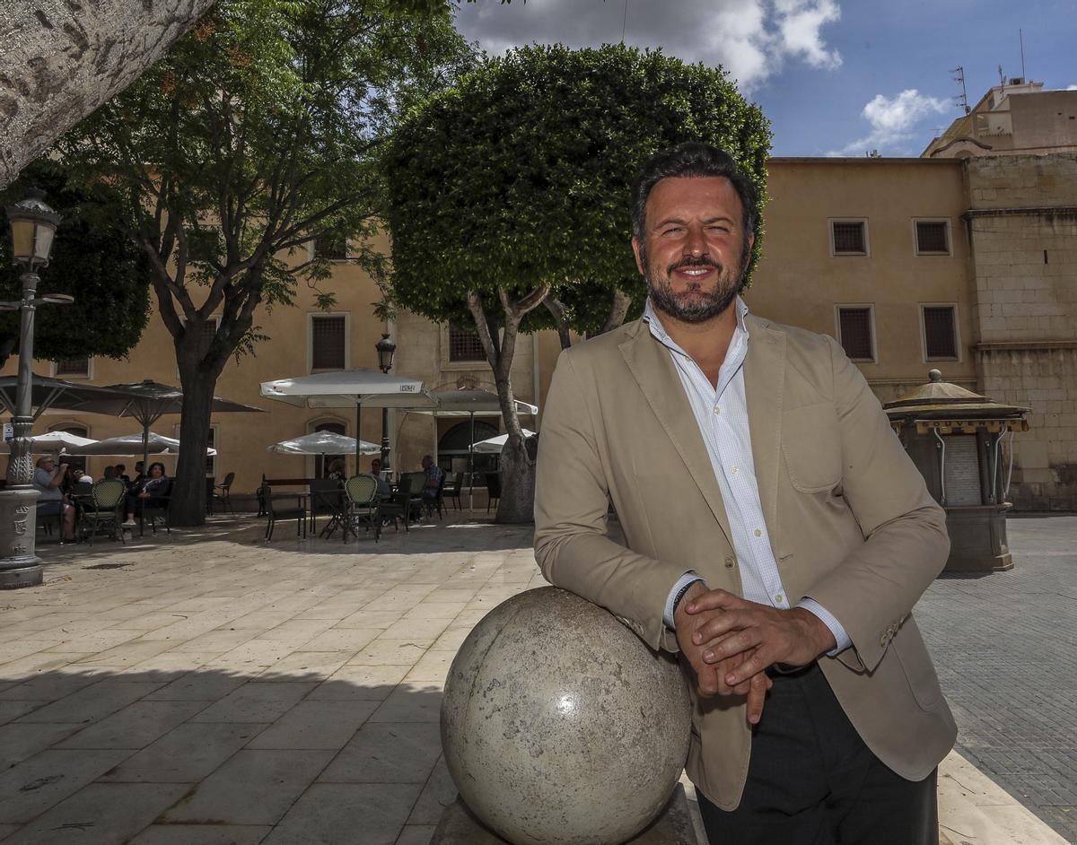 Pablo Ruz, en el centro de Elche.