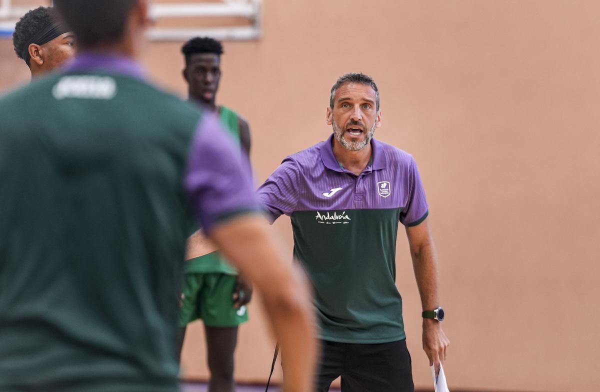 Ibon Navarro, en un entrenamiento.