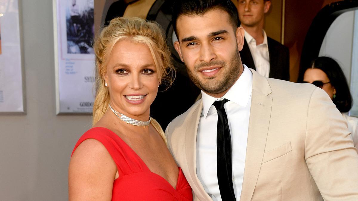 Britney Spears y su marido, el modelo Sam Asghari.