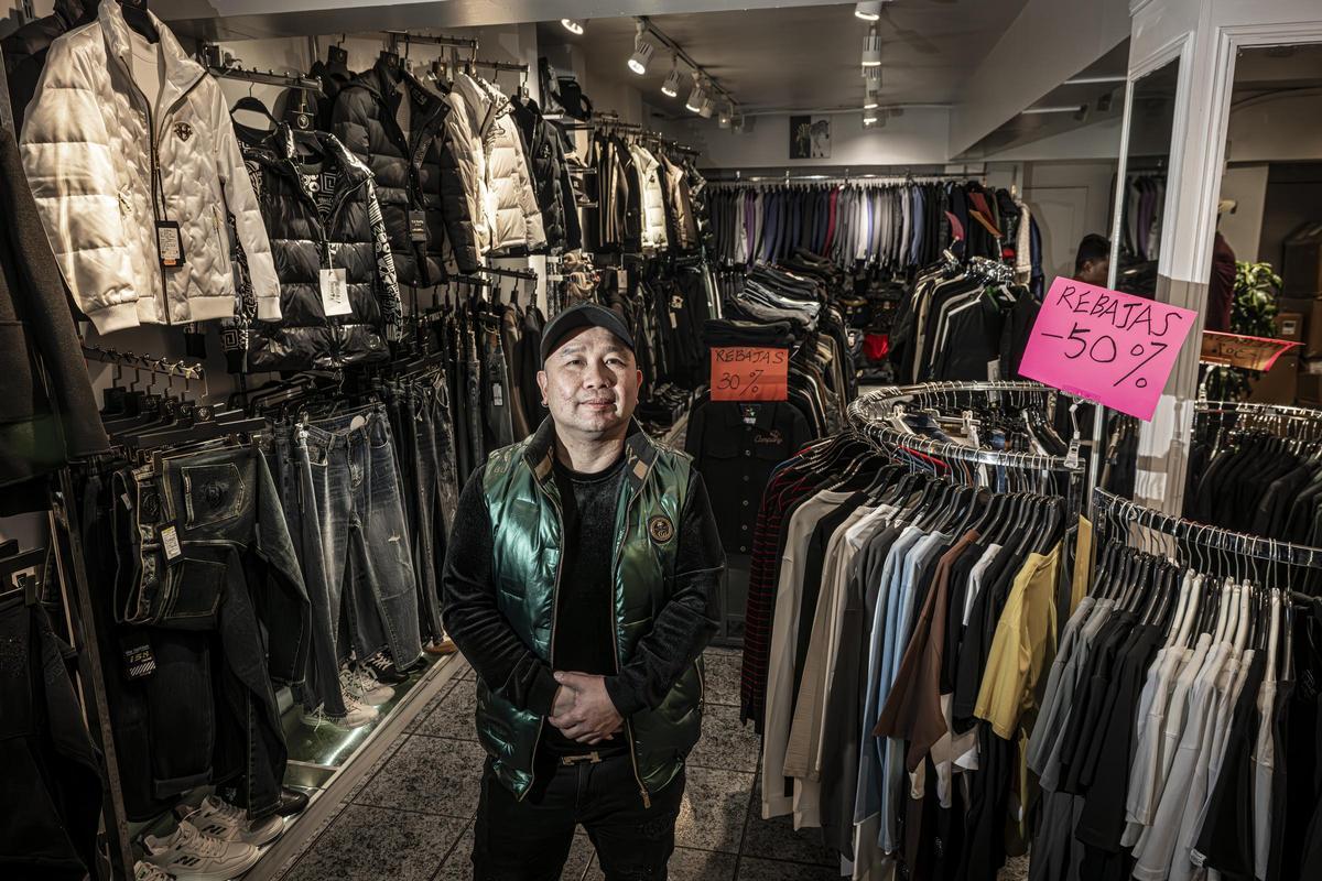 Chen Ai Zhong, dependiente de una tienda de ropa cerca del Mercado del Fondo
