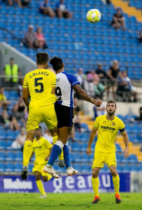 El Hércules genera dudas en su puesta de largo en el Rico Pérez al verse superado por el Villarreal B