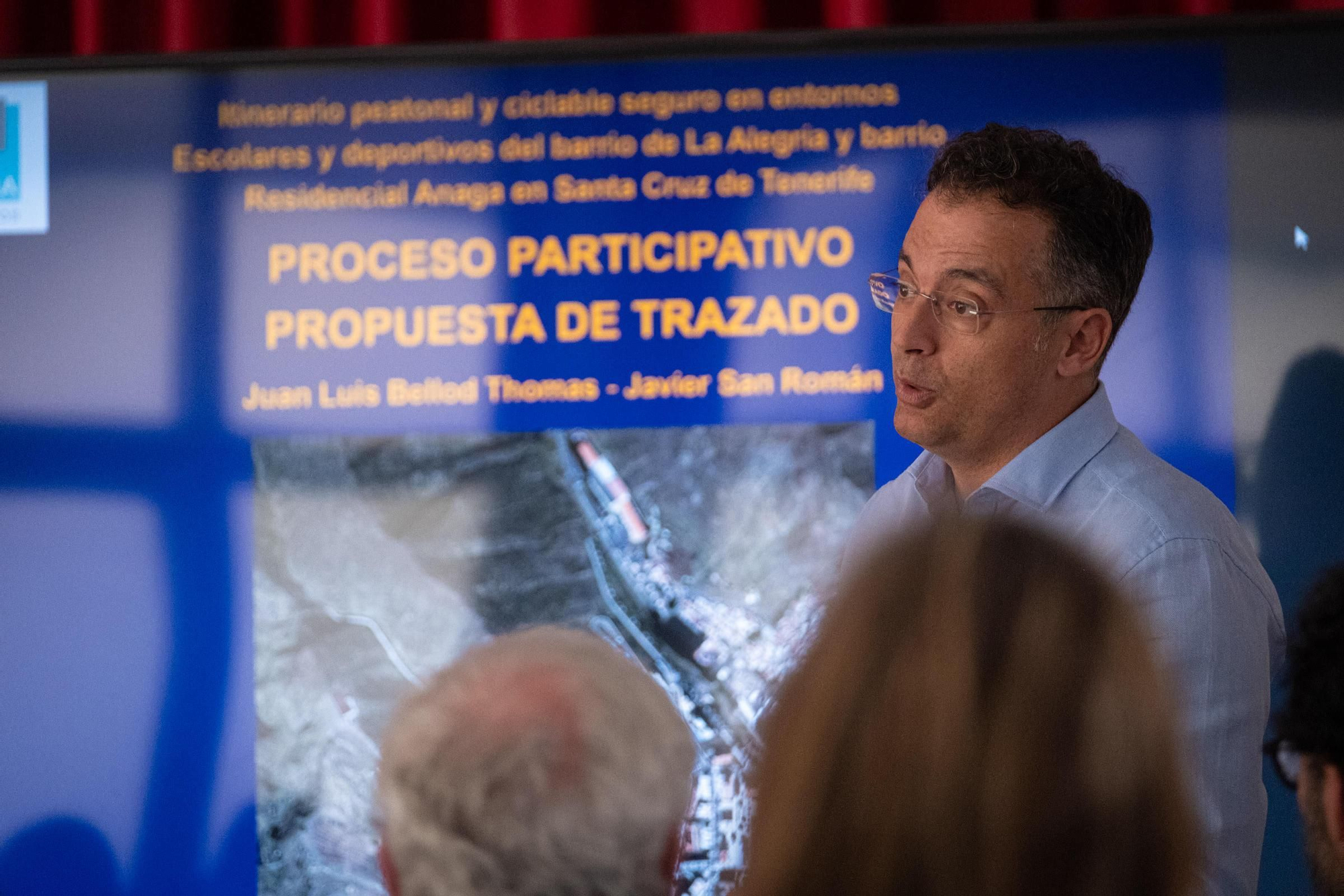 Presentación del carril bici a Residencial Anaga y Barrio de La Alegría