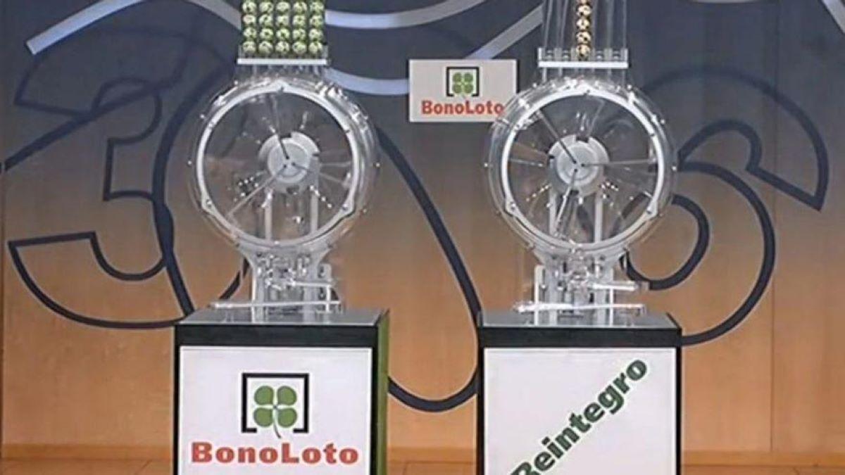 Imagen de los bombos del sorteo de la Bonoloto.