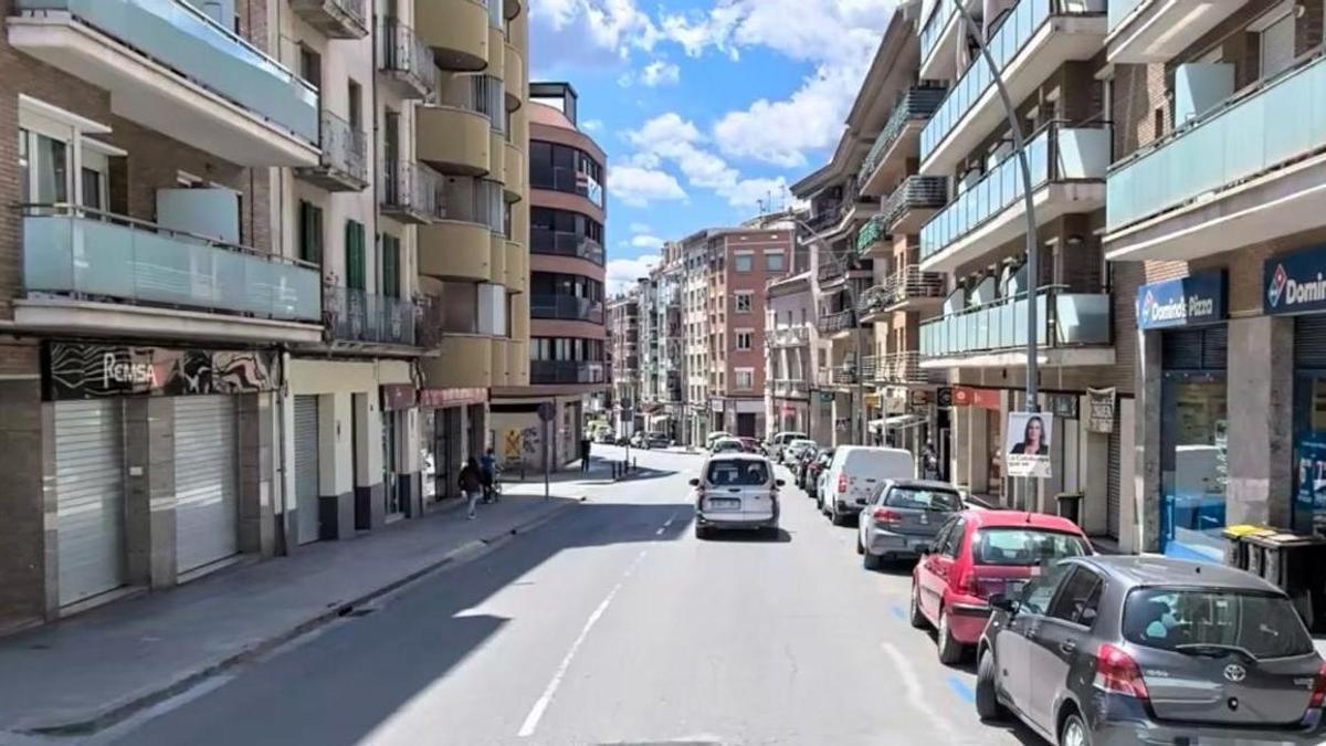 Altura de la carretera Barcelona on ha tingut lloc l'accident