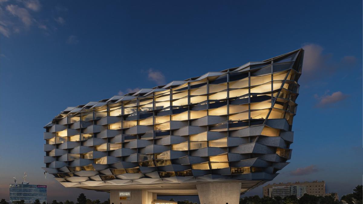 Así se transformará el Pabellón de Aragón si alberga la sede de la Agencia Estatal de Salud.