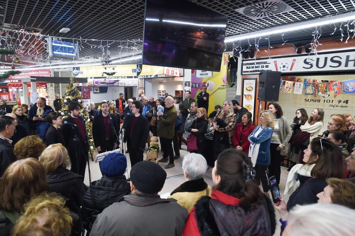El concierto ofrecido por Soul and Gospel, enmarcado en el Festival de Góspel de Arganzuela