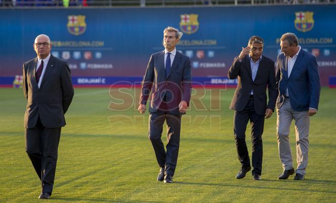 Las imágenes de la presentacion de la cantera del FC Barcelona