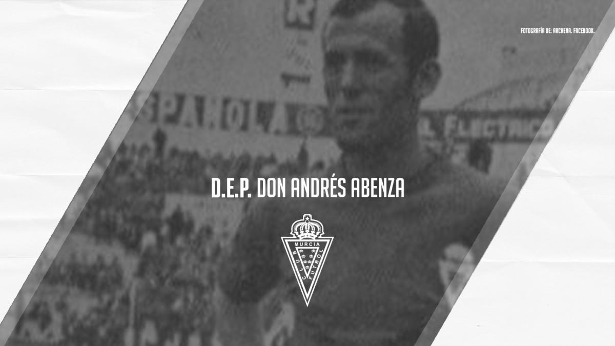 Fallece Andrés Abenza, histórico del Murcia de los años 60 