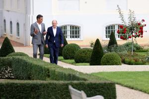 Pedro Sánchez y Olaf Scholz, en Meseberg.